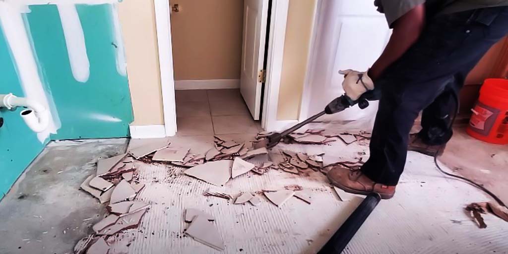 How to Use a Demolition Hammer to Remove Tile